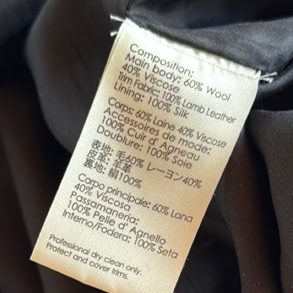 3.1 Phillip Lim Asymmetrical Tromp L’oeil Layered Wool & Leather Biker Dress - Picture 16 of 16